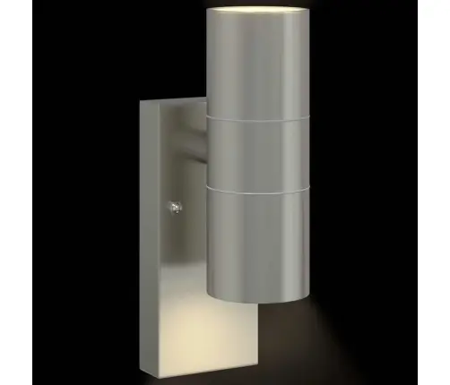 Väline Seinalamp Hõbedane 7 X 10 X 22 Cm