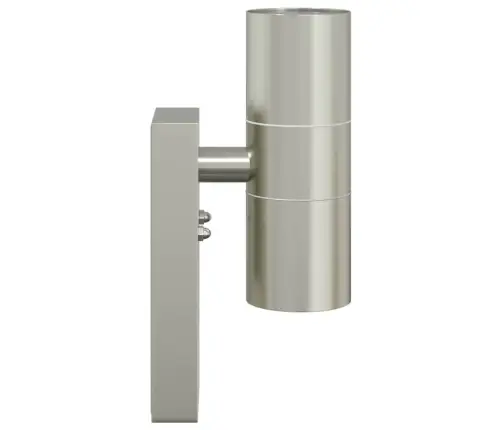 Väline Seinalamp Hõbedane 7 X 10 X 22 Cm