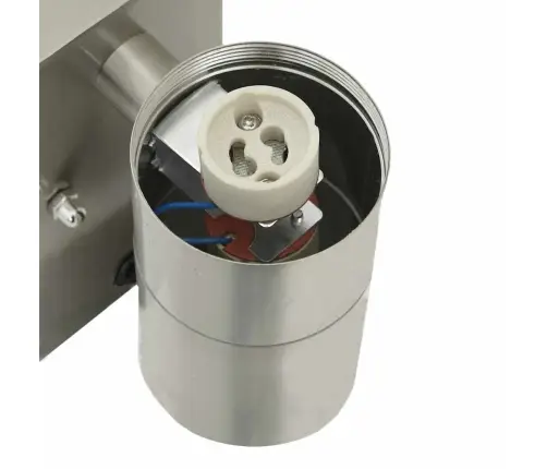 Väline Seinalamp Hõbedane 7 X 10 X 22 Cm