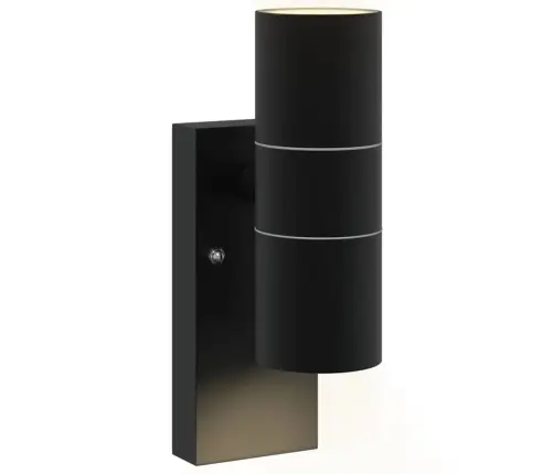 Väline Seinalamp 2 Pcs Must 7 X 10 X 22 Cm