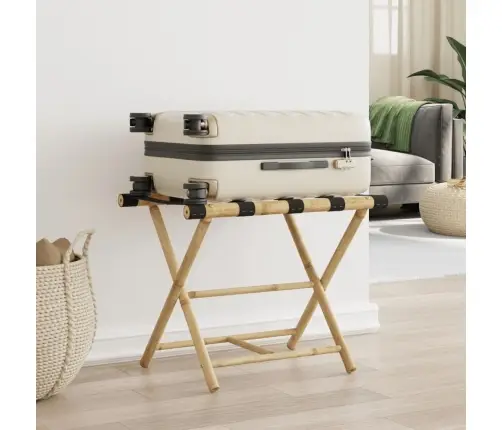Sulankstomas Stovas Lagaminui, 62X42X50,5cm Bambukas