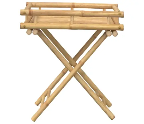 Kokkupandav Laud Kandikuga, 60 X 40 X 68 cm Bambus