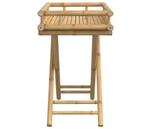 Kokkupandav Laud Kandikuga, 60 X 40 X 68 cm Bambus