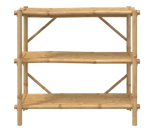 3 Līmeņu Plaukts, 100X40X90 Cm, Bambuss Vidaxl