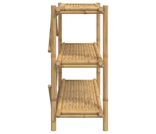3 Līmeņu Plaukts, 100X40X90 Cm, Bambuss Vidaxl