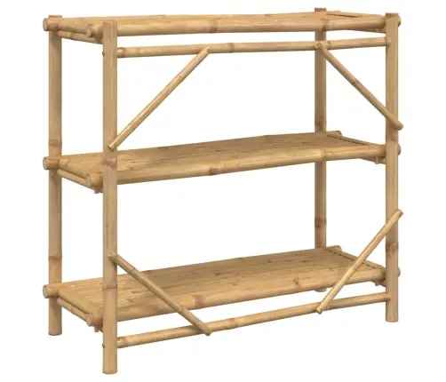 3 Līmeņu Plaukts, 100X40X90 Cm, Bambuss Vidaxl