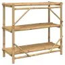 3 Līmeņu Plaukts, 100X40X90 Cm, Bambuss Vidaxl
