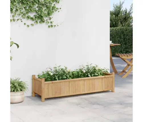 Puķu Kaste, 100X30X25 Cm, Bambuss Vidaxl