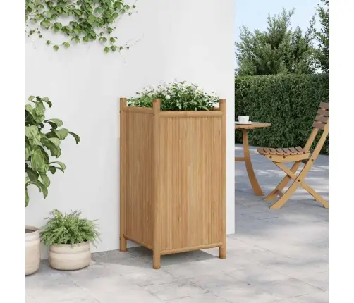 Puķu Kaste, 40X40X80 Cm, Bambuss Vidaxl