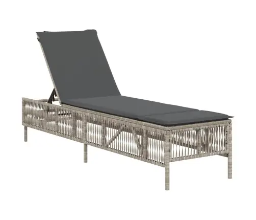 Sauļošanās Zviļņi 2Gab Ar Matračiem Gaiši Pelēka Pe Rotangpalma Vidaxl Sauļošanās Zviļņi 2Gab Ar Matračiem Gaiši Pelēka Pe Rotangpalma Vidaxl