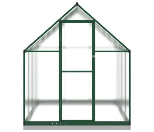 Siltumnīca Ar Pamatnes Rāmi, Zaļš, 224X169X202 Cm, Alumīnijs Vidaxl