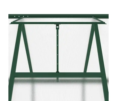 Siltumnīca Ar Pamatnes Rāmi, Zaļš, 334X169X202 Cm, Alumīnijs Vidaxl