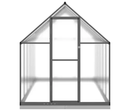 Siltumnīca Ar Pamatnes Rāmi, Antracītpelēks, 334X169X202 Cm Vidaxl