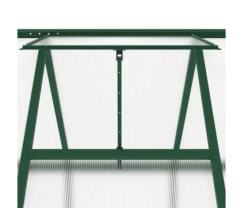 Kasvuhoone Alusraamiga, Roheline, 445X169X195 cm Alumiinium