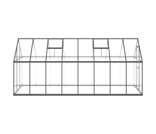 Kasvuhoone Alusraamiga,Antratsiithall,445X169X195 cmAlumiinium