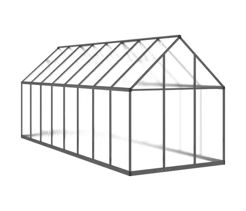 Kasvuhoone Alusraamiga,Antratsiithall,445X169X195 cmAlumiinium
