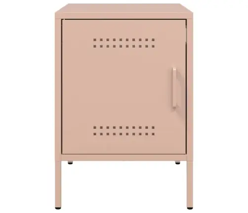 Naktsskapītis, Rozā, 36X39X50,5Cm, Tērauds Vidaxl Naktsskapītis, Rozā, 36X39X50,5Cm, Tērauds Vidaxl