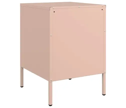 Naktsskapītis, Rozā, 36X39X50,5Cm, Tērauds Vidaxl Naktsskapītis, Rozā, 36X39X50,5Cm, Tērauds Vidaxl