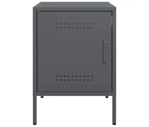 Naktinė Spintelė, Antracito Spalvos, 36X39X50,5cm Plienas