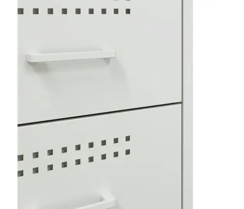 Naktsskapīši 2 Gab. Balts 36X39X50,5 Cm Tērauds Vidaxl Naktsskapīši 2 Gab. Balts 36X39X50,5 Cm Tērauds Vidaxl