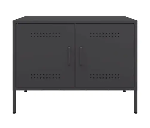 Tv Skapīši, 2 Gab., Melns, 68X39X50,5 Cm, Tērauds Vidaxl Tv Skapīši, 2 Gab., Melns, 68X39X50,5 Cm, Tērauds Vidaxl