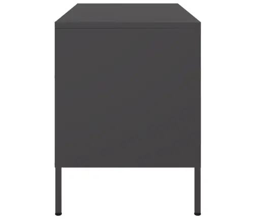 Tv Skapīši, 2 Gab., Melns, 68X39X50,5 Cm, Tērauds Vidaxl Tv Skapīši, 2 Gab., Melns, 68X39X50,5 Cm, Tērauds Vidaxl