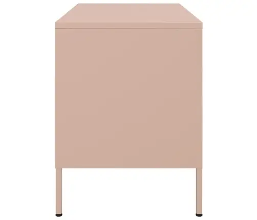 Tv Skapītis, Rozā, 68X39X50,5 Cm, Tērauds Vidaxl