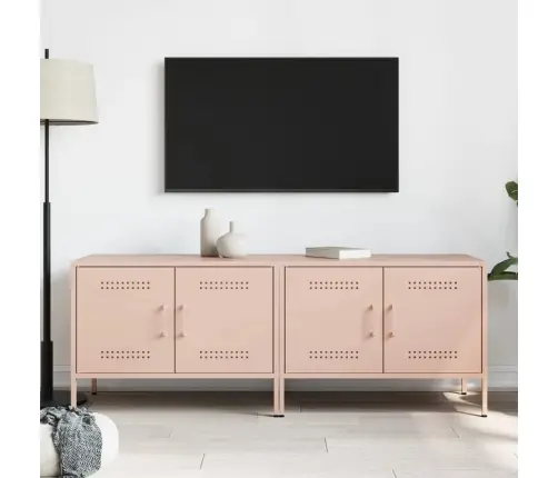 Tv Skapīši, 2 Gab., Rozā, 68X39X50,5 Cm, Tērauds Vidaxl