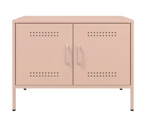 Tv Skapīši, 2 Gab., Rozā, 68X39X50,5 Cm, Tērauds Vidaxl