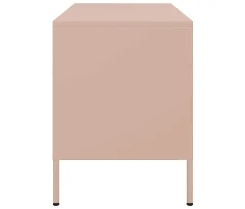 Tv Skapīši, 2 Gab., Rozā, 68X39X50,5 Cm, Tērauds Vidaxl