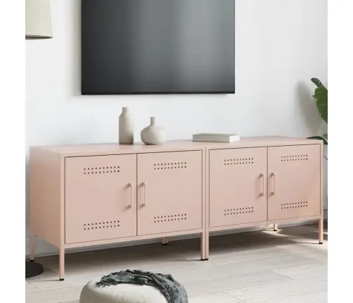 Tv Skapīši, 2 Gab., Rozā, 68X39X50,5 Cm, Tērauds Vidaxl