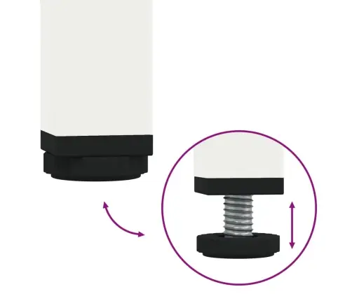 Tv Skapītis, Balts, 68X39X50,5 Cm, Tērauds Vidaxl