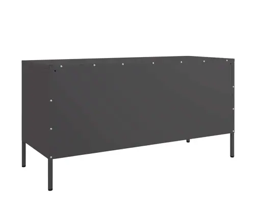 Tv Skapītis, 100,5X39X50,5 Cm, Tērauds, Melns Vidaxl