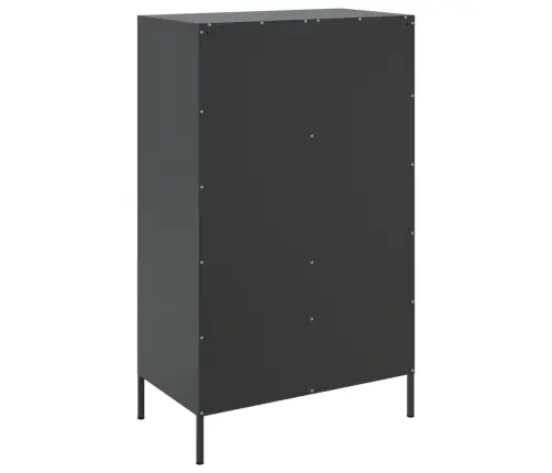 Kõrge Kapp, Must, 68X39X113 cm Teras