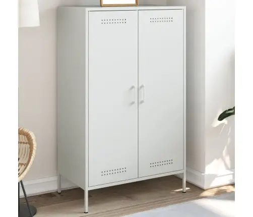 Augstais Skapītis, Balts, 68X39X113 Cm, Tērauds Vidaxl Augstais Skapītis, Balts, 68X39X113 Cm, Tērauds Vidaxl