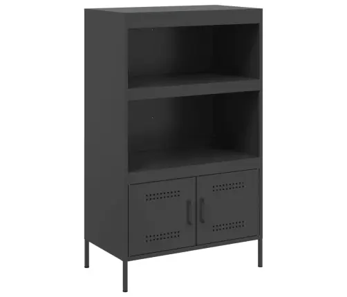 Kõrge Kapp, Must, 68X39X113 cm Teras