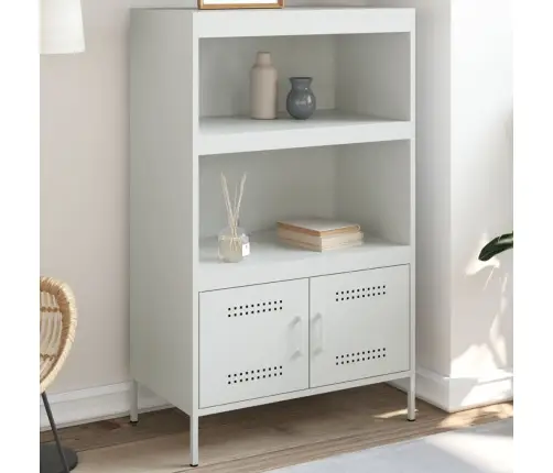 Komoda, Baltos Spalvos, 68X39X113cm Plienas