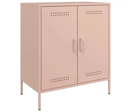 Šoninė Spintelė, Rožinės Spalvos, 68X39X79cm Plienas