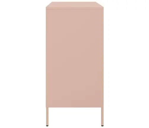 Šoninė Spintelė, Rožinės Spalvos, 68X39X79cm Plienas