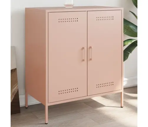 Šoninė Spintelė, Rožinės Spalvos, 68X39X79cm Plienas