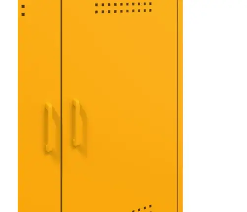 Kumode, Sinepju Dzeltena, 68X39X79 Cm, Tērauds Vidaxl Kumode, Sinepju Dzeltena, 68X39X79 Cm, Tērauds Vidaxl