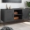 Tv Skapītis, 100,5X39X50,5 Cm, Tērauds, Melns Vidaxl