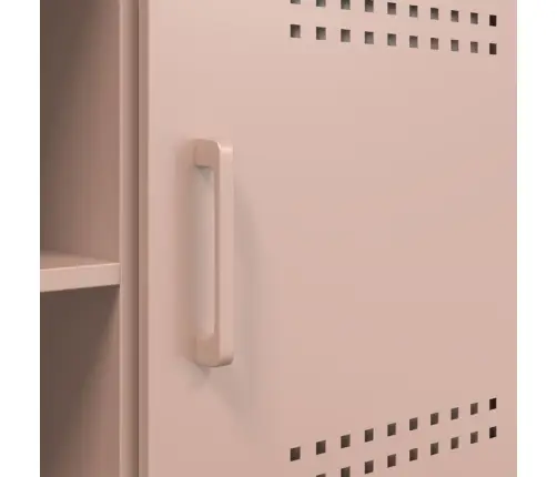 Tv Skapītis, 100,5X39X50,5 Cm, Tērauds, Rozā Vidaxl