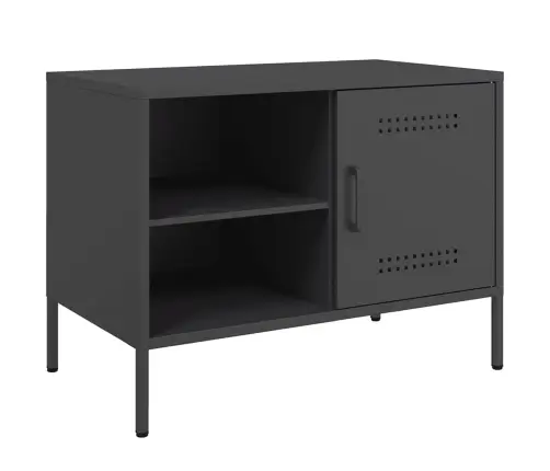 Tv Skapītis, Melns, 68X39X50,5 Cm, Tērauds Vidaxl