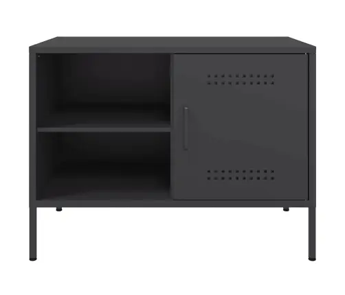 Tv Skapītis, Melns, 68X39X50,5 Cm, Tērauds Vidaxl