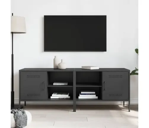 Tv Skapīši, 2 Gab., Melns, 68X39X50,5 Cm, Tērauds Vidaxl