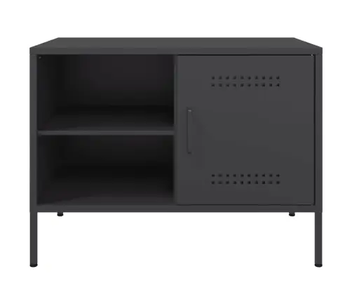 Tv Skapīši, 2 Gab., Melns, 68X39X50,5 Cm, Tērauds Vidaxl