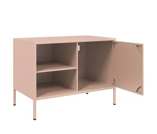 Tv Skapīši, 2 Gab., Rozā, 68X39X50,5 Cm, Tērauds Vidaxl