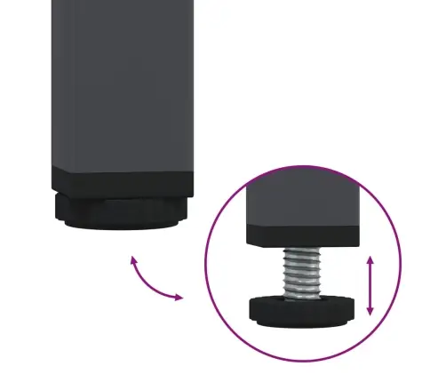 Televizoriaus Spintelė, Antracito, 68X39X50,5cm Plienas
