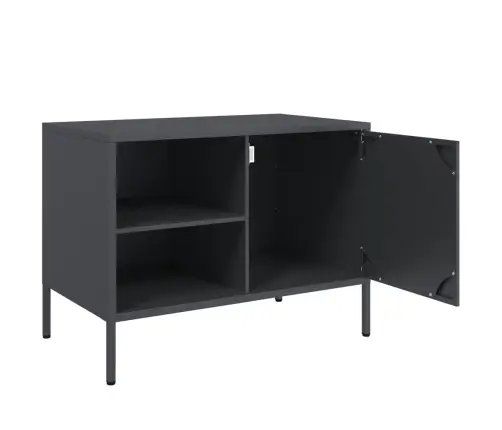 Tv Skapīši, 2 Gab., Antracītpelēki, 68X39X50,5 Cm, Tērauds Vidaxl Tv Skapīši, 2 Gab., Antracītpelēki, 68X39X50,5 Cm, Tērauds Vidaxl